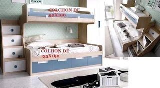 LITERA MATRIMONIO 3 PLAZAS RMBO 311