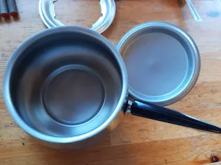 Set de fondue de acero inoxidable