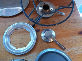 Set de fondue de acero inoxidable