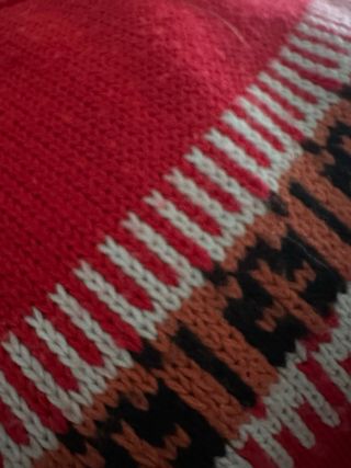 Jersey cuello alto rojo talla M