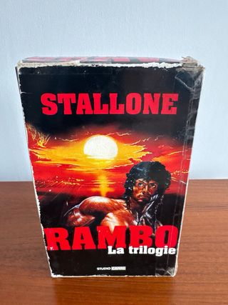 Trilogía Rambo VHS Caja Completa