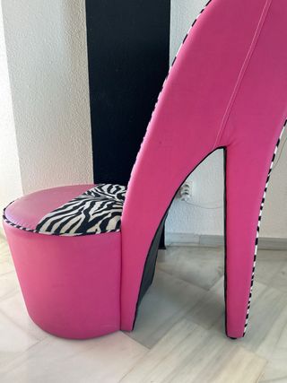 Asiento Original Tacon Zapato Rosa