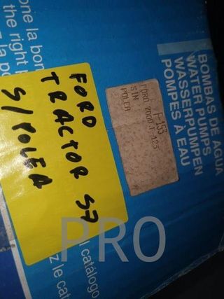 bomba agua tractor Ford 230A nueva