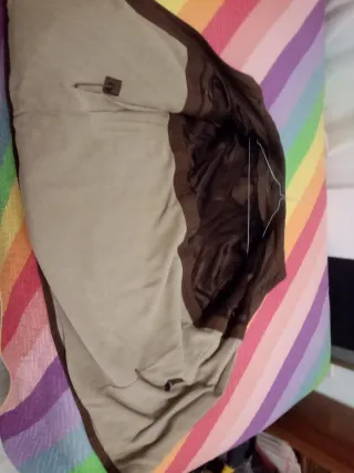 Chaquetón YSL Marrón piel