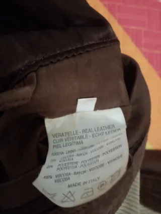 Chaquetón YSL Marrón piel