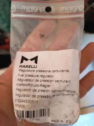 Bobina NFX y regulador presión gasolina