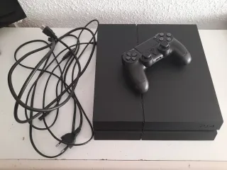 Consola PS4 Fat Negra + Mando