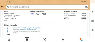 Aspirapolvere senza fili