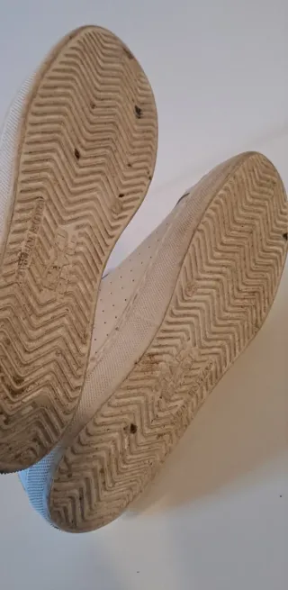 Sneakers bianche e oro tg. 41