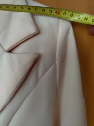 Chaqueta de chica beige/rosa