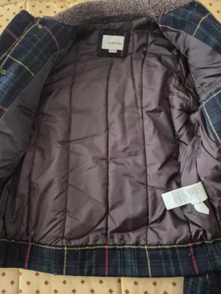 Cazadora cuadros hombre