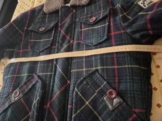 Cazadora cuadros hombre