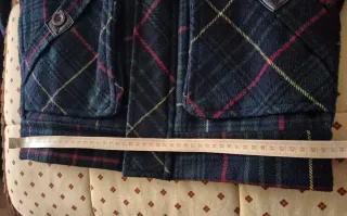 Cazadora cuadros hombre