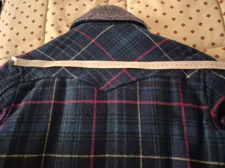 Cazadora cuadros hombre