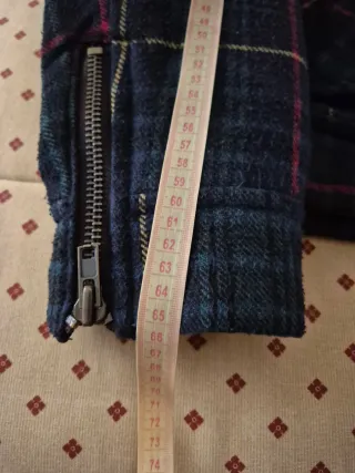 Cazadora cuadros hombre