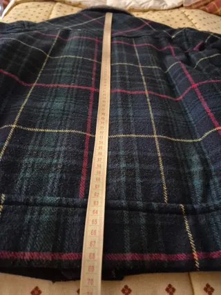 Cazadora cuadros hombre