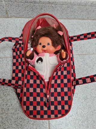 Lote 4 Monchichis con bolso