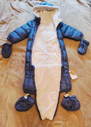 Buzo Azul Mayoral con Capucha y Manoplas