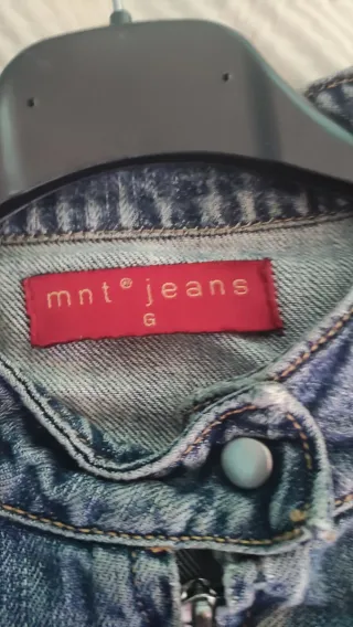 Chaqueta tejana vaquera la talla es g