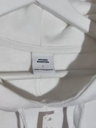 Sudadera blanca túnica mujer