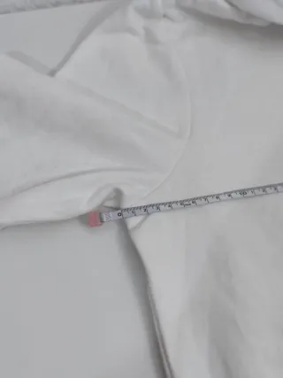 Sudadera blanca túnica mujer