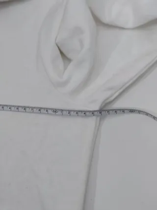 Sudadera blanca túnica mujer