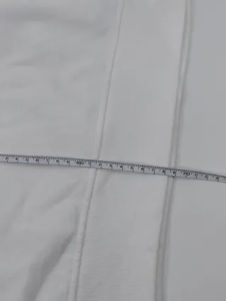 Sudadera blanca túnica mujer