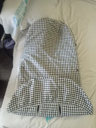 Funda para cochecito de bebé a cuadros