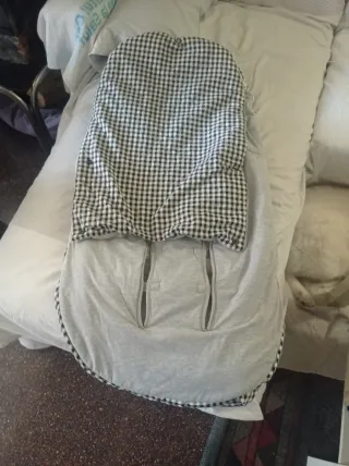 Funda para cochecito de bebé a cuadros