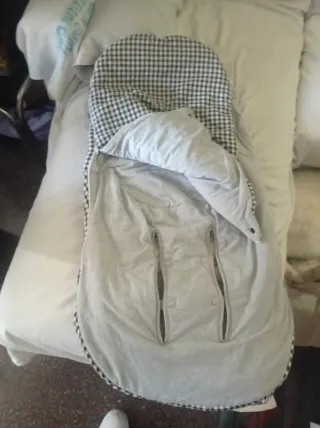 Funda para cochecito de bebé a cuadros