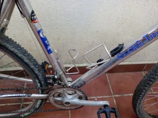 Bicicleta MTB 26 plateada