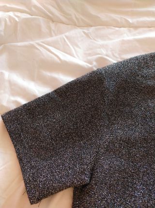 Vestido plateado "No Glitter No Party"