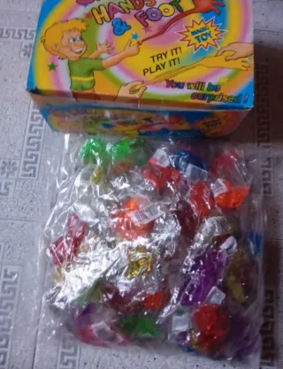 Lote 20 Manos Pegajosas Juguetes Antiguos