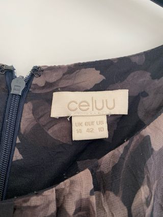 Vestido Celuu floral talla 42