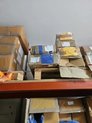 10 petos entrenamiento fútbol L y XL azul