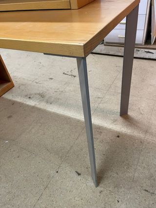 Mesa de despacho haya natural