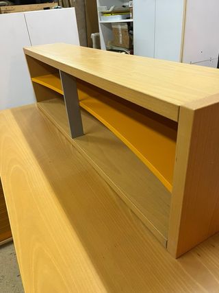 Mesa de despacho haya natural