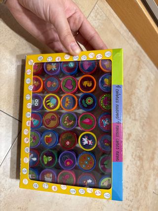Sellos infantiles con figuras variadas