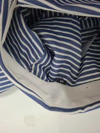 Camisa Carolina Herrera Rayas Azul y Blanca