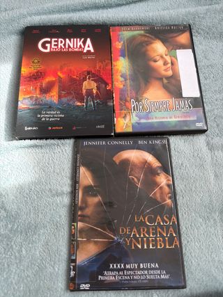 Lote 3 Películas DVD: Gernika, Por Siempre Jamás,