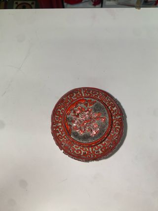 Tibor chino laca cinabrio