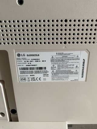 TV LG OLED 55 (OLED55C25LB)
