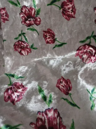 Falda floral Natural talla M