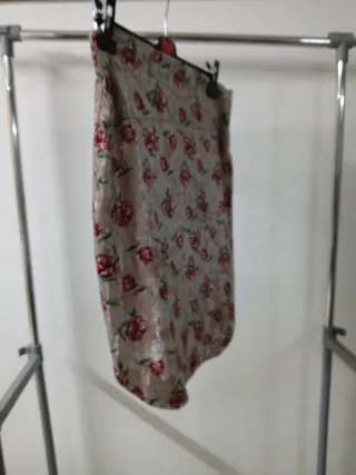 Falda floral Natural talla M