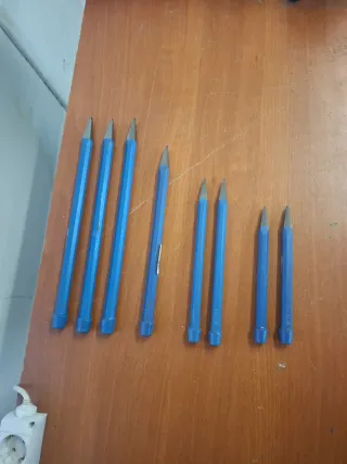 ACESA PUNTEROS OCTOGONALES ACERO FORJADO NUEVOS