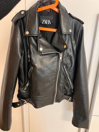 Chaqueta motera Negra