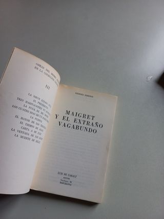 Maigret y el extraño vagabundo
