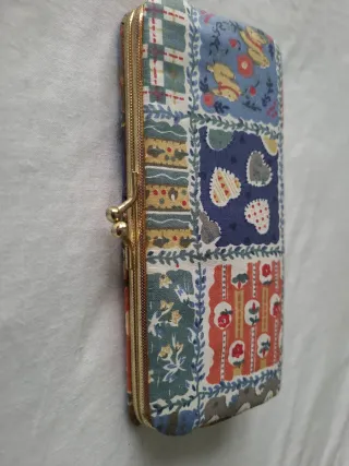 Funda gafas, cartera y monedero patchwork