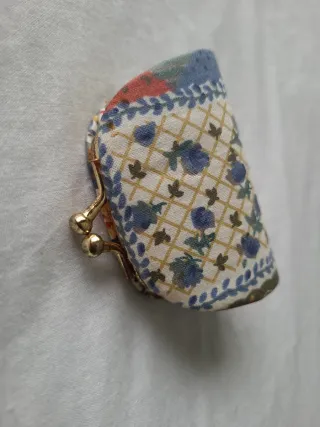 Funda gafas, cartera y monedero patchwork