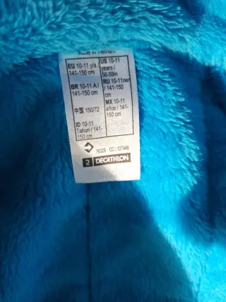 Cazadora Quechua  montaña/nieve  talla 10-11 años